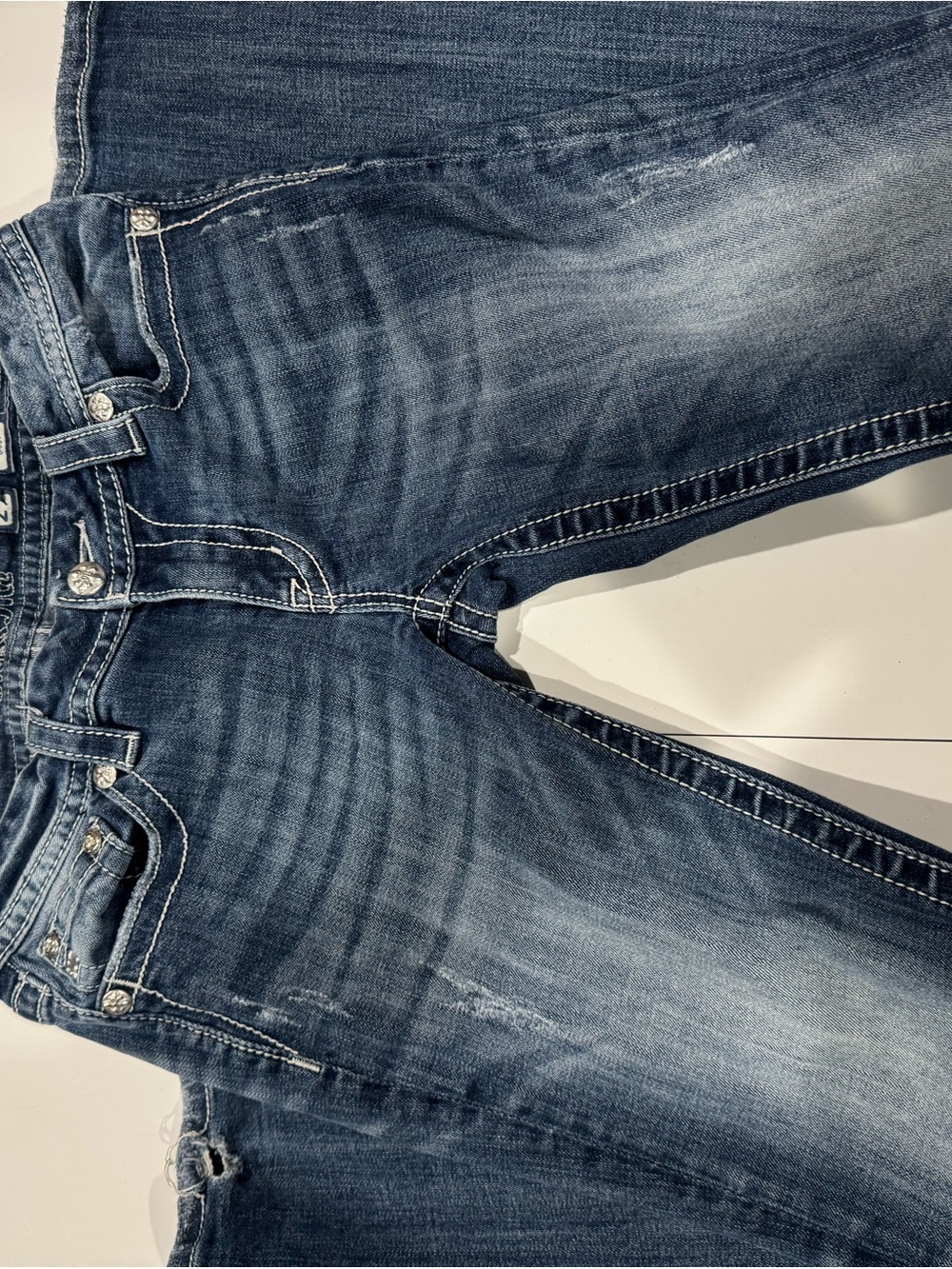 Miss Me Mid Blue Bootcut Jeans Size 29